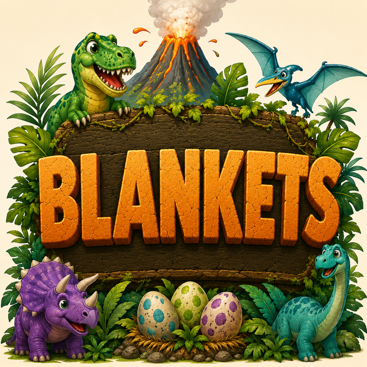 Dinosaur Blankets