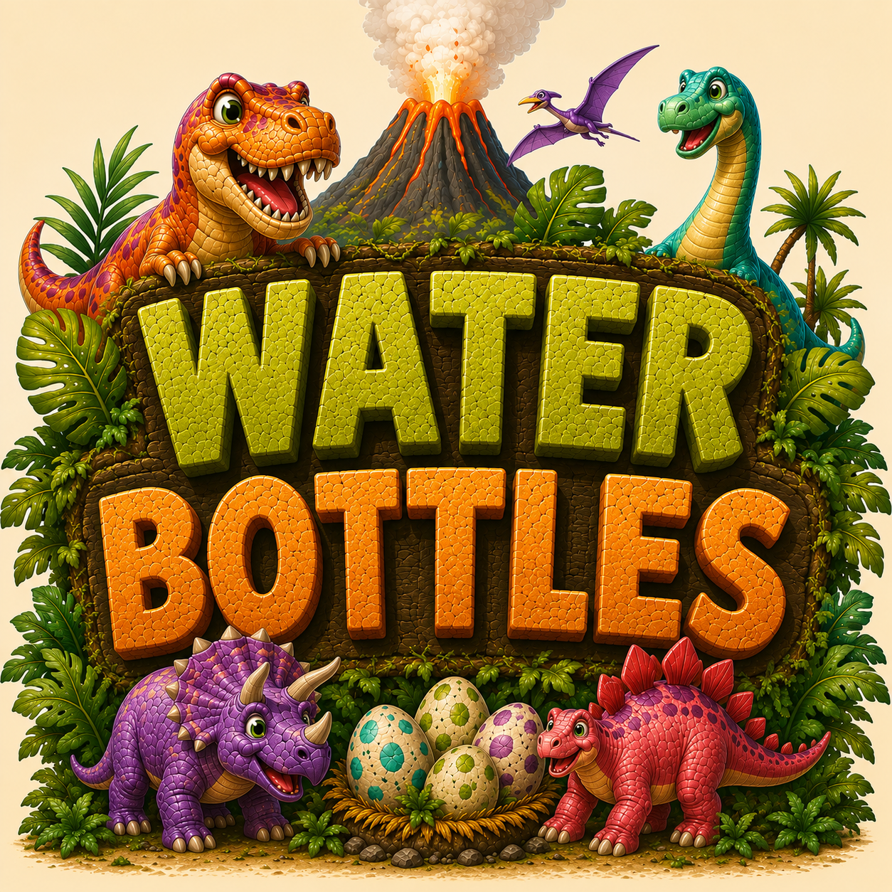 Dinosaur Water Bottles