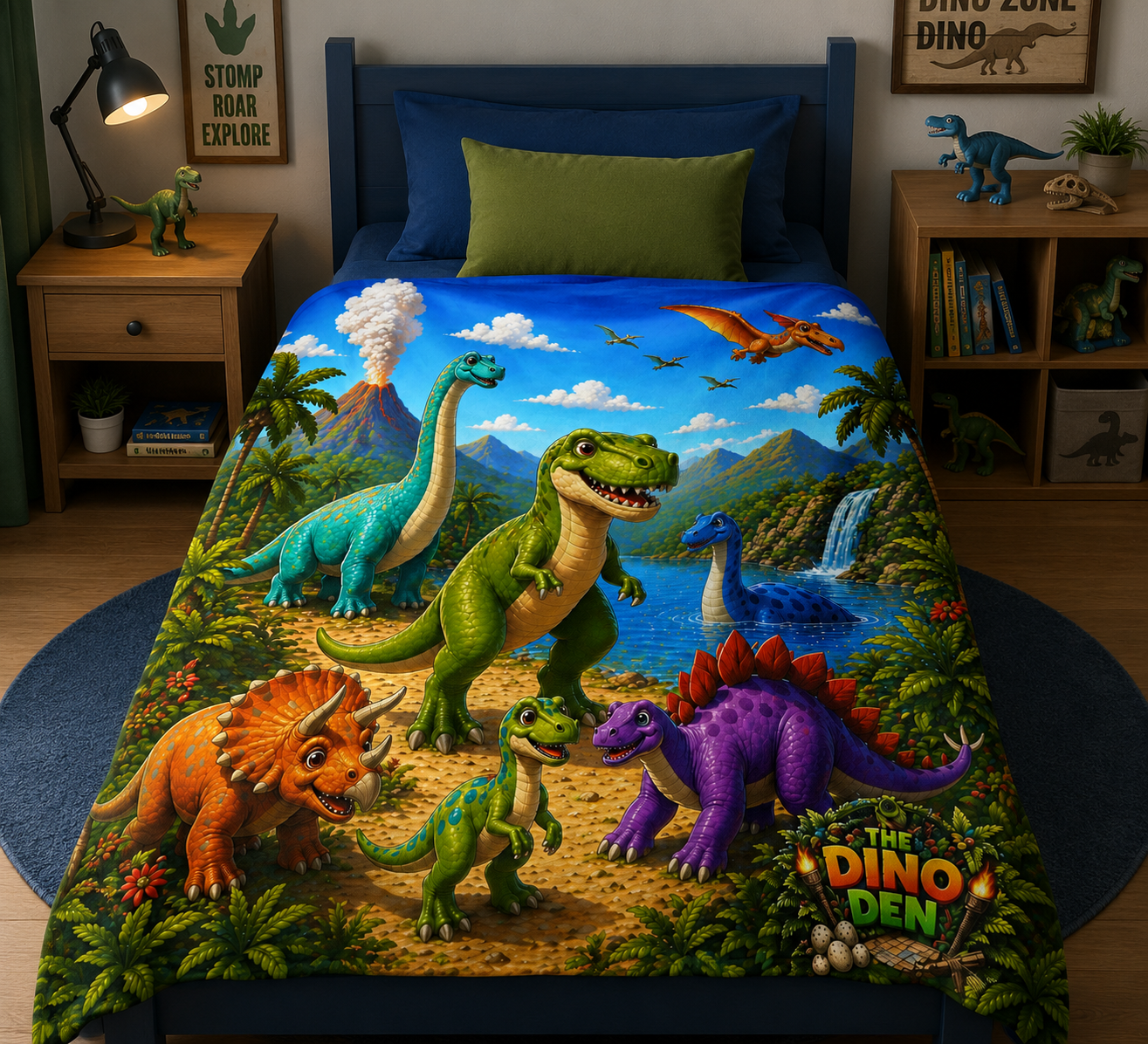Dinosaur Blanket - Boy
