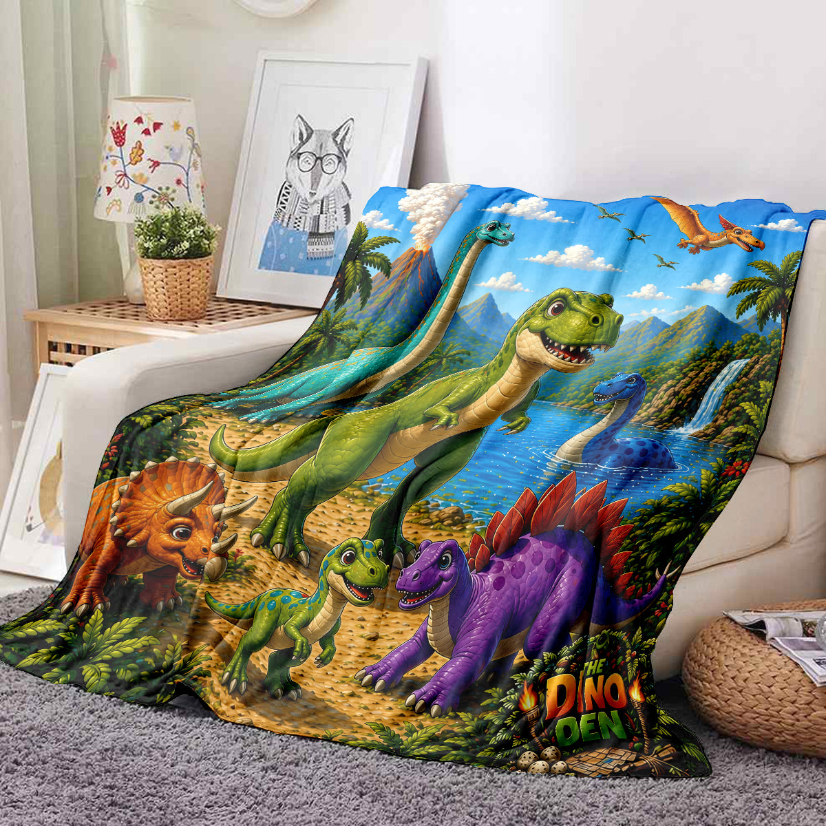 Dinosaur Blanket - Boy