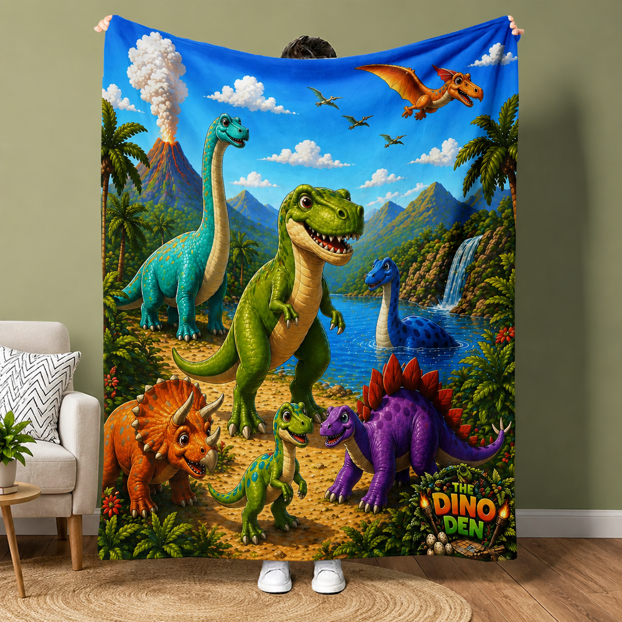Dinosaur Blanket - Boy