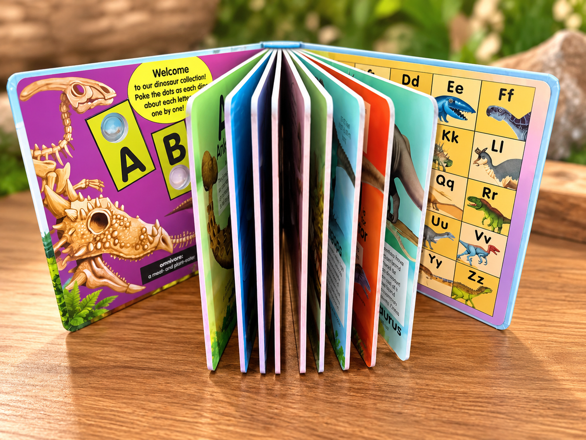 Poke-A-Dot Dinosaur Alphabet Book