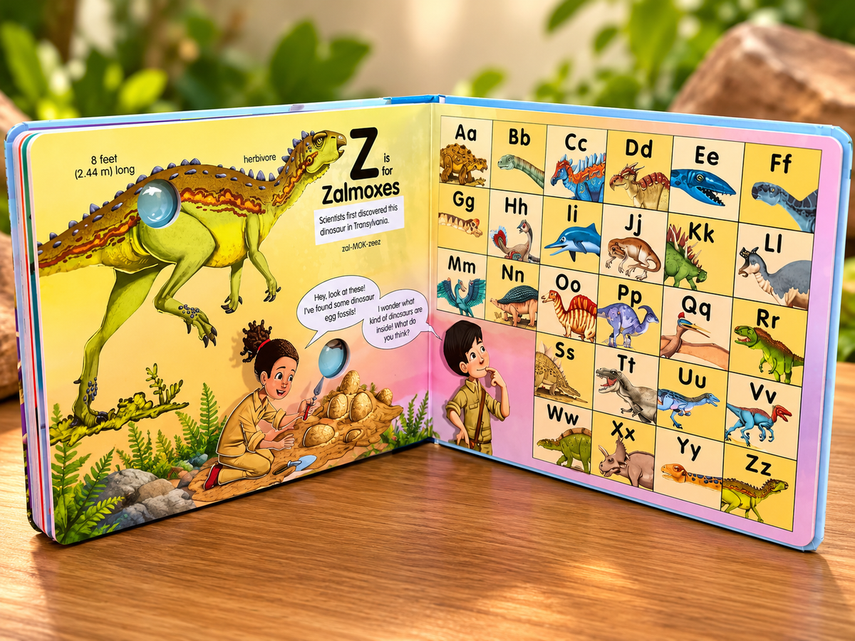 Poke-A-Dot Dinosaur Alphabet Book