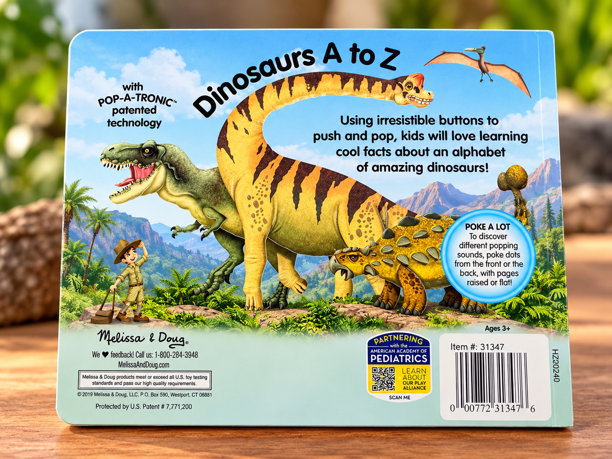 Poke-A-Dot Dinosaur Alphabet Book