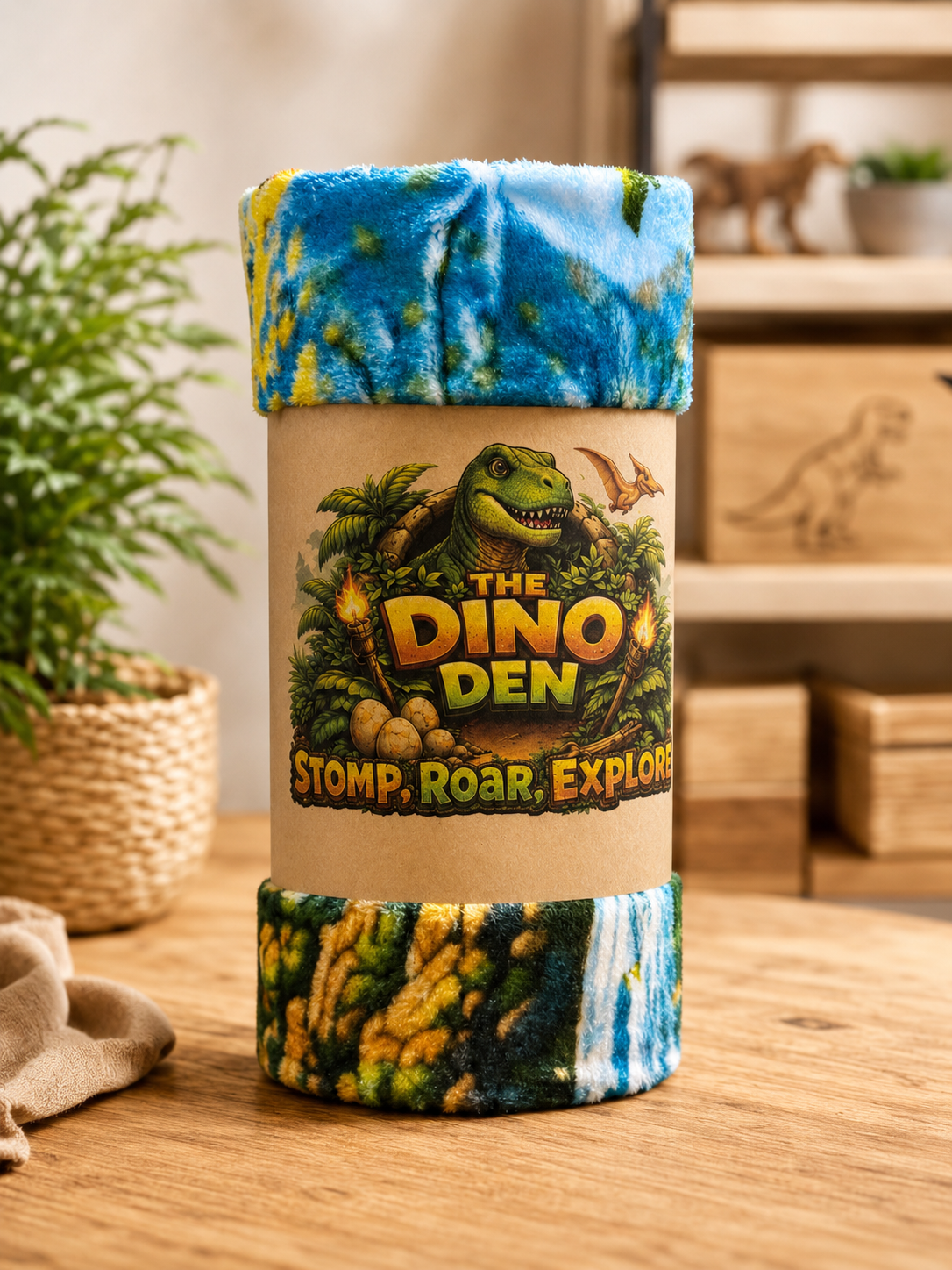 Dinosaur Blanket - Boy