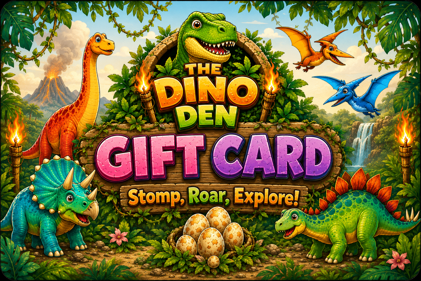 The Dino Den GIFT CARD