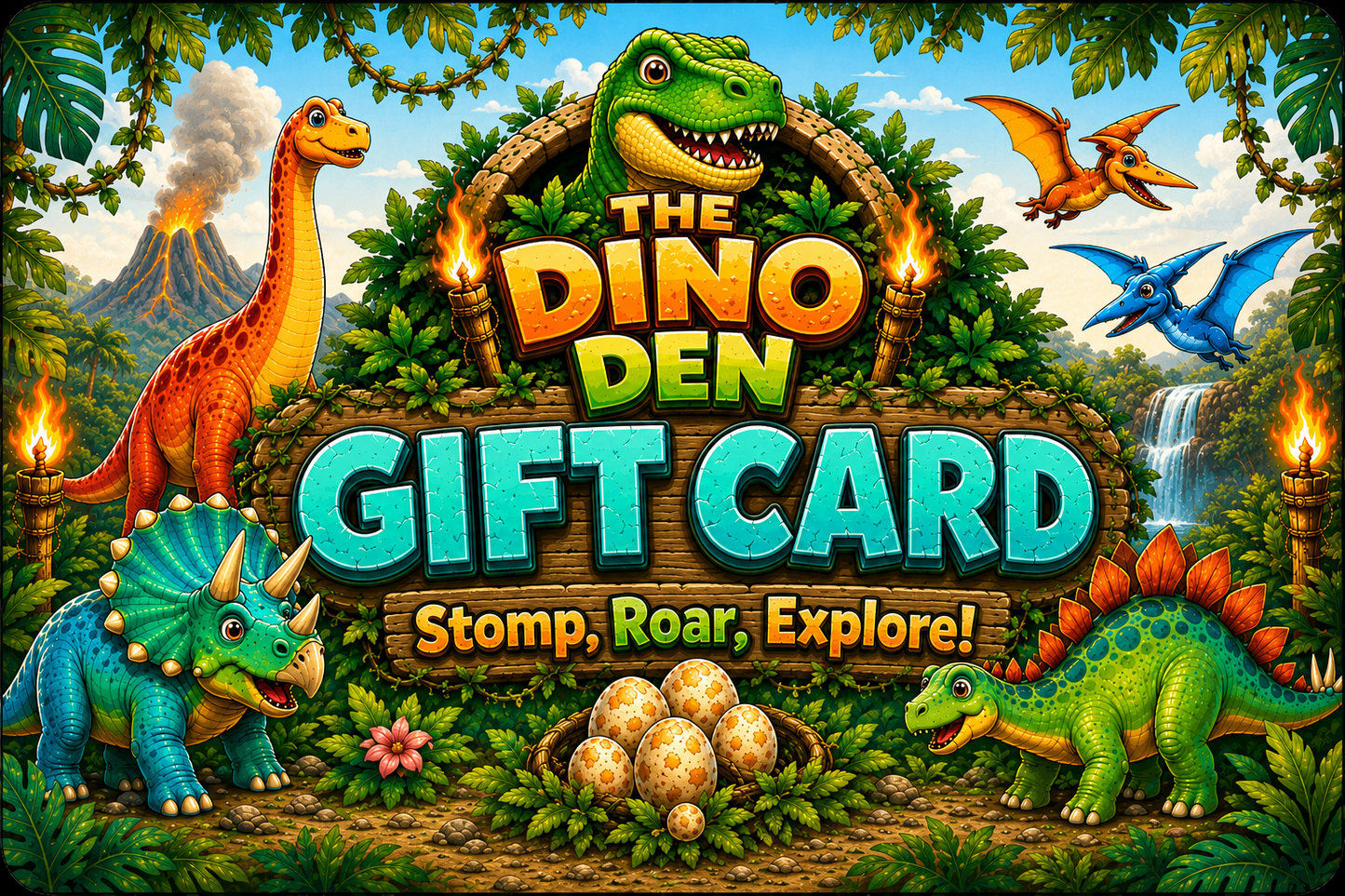 The Dino Den GIFT CARD