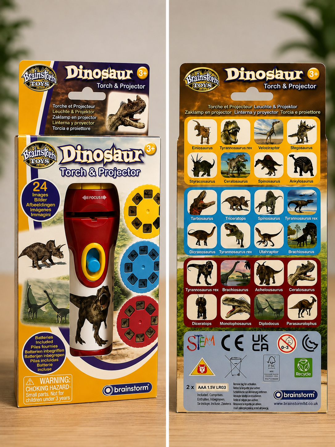 Dinosaur Torch Projector