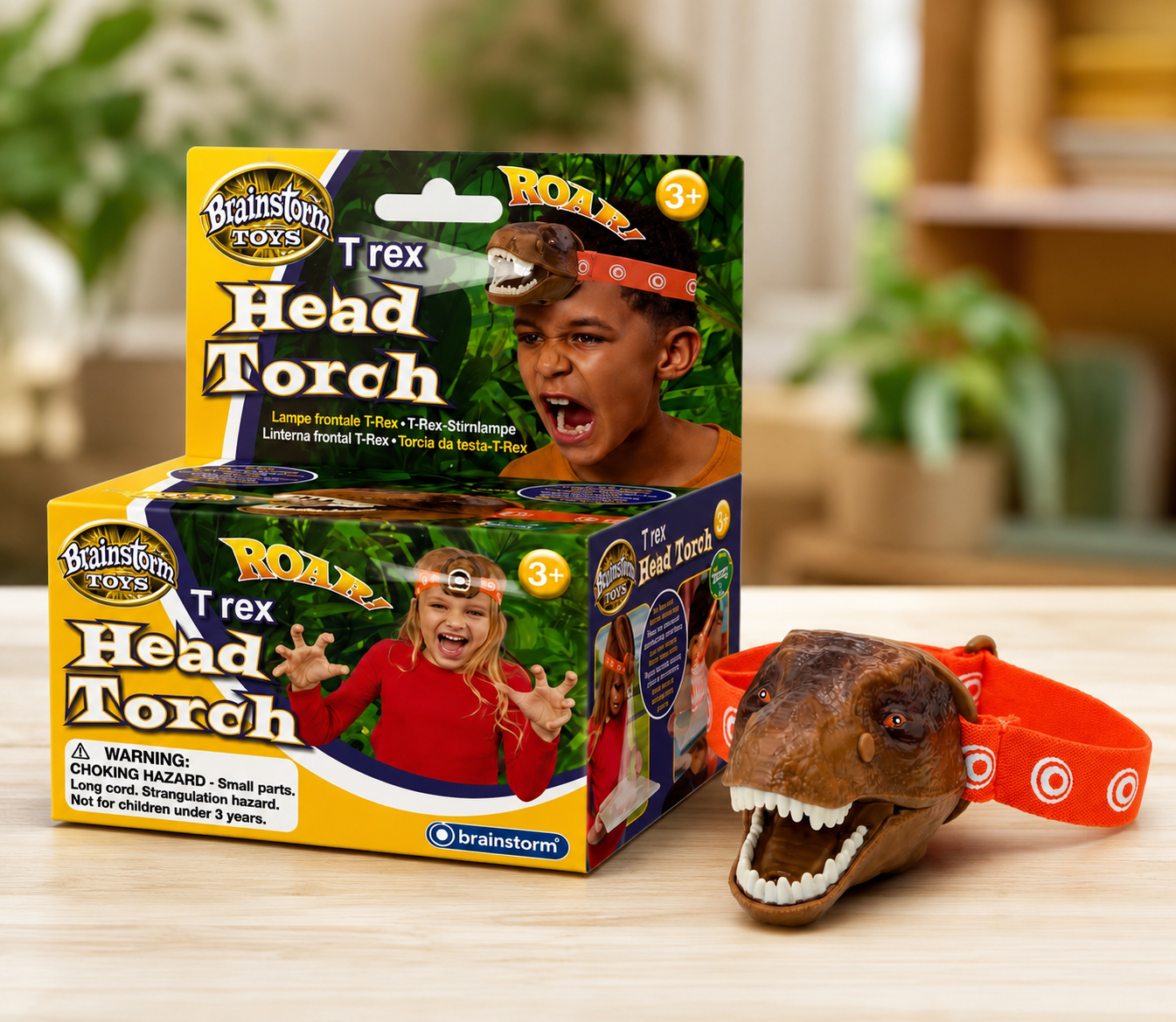 T Rex Roaring Head Torch