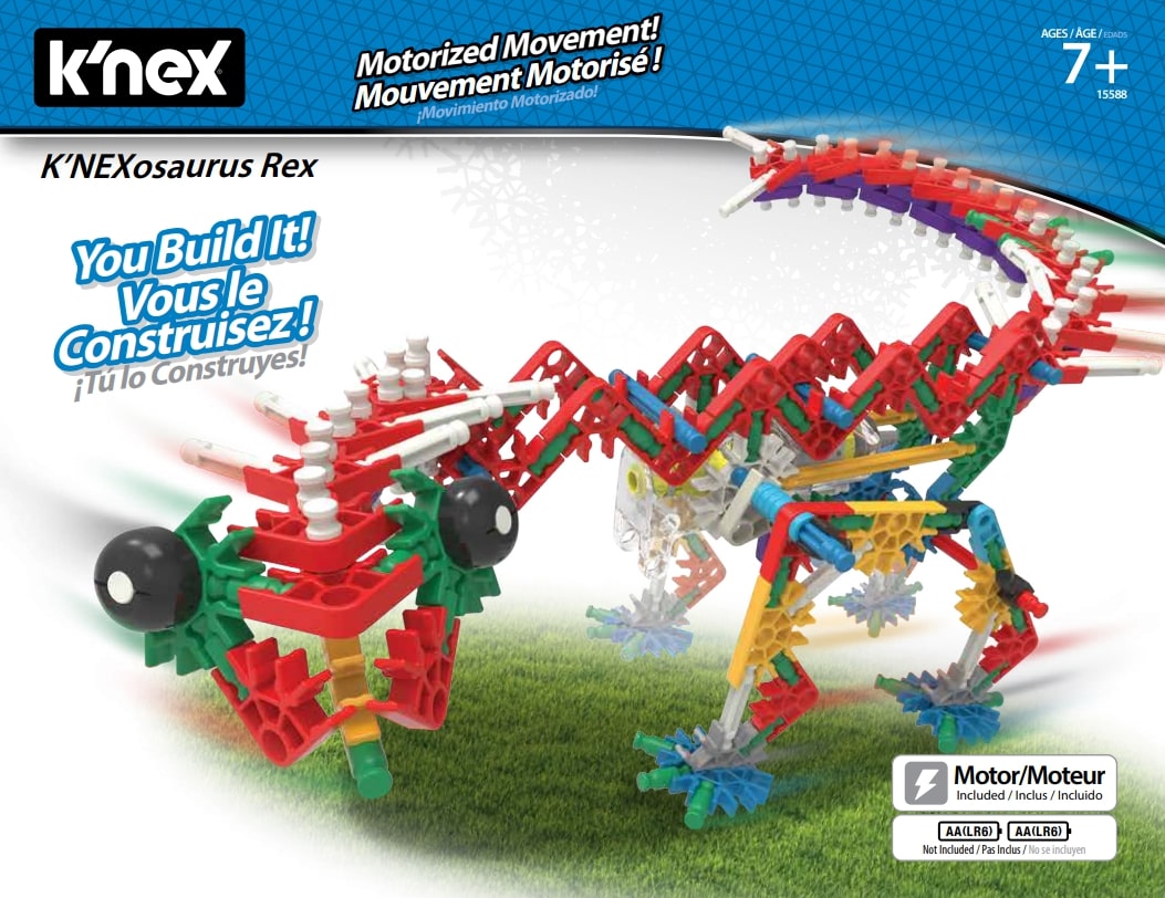 Knexosaurus Rex Building Set 255 Pce