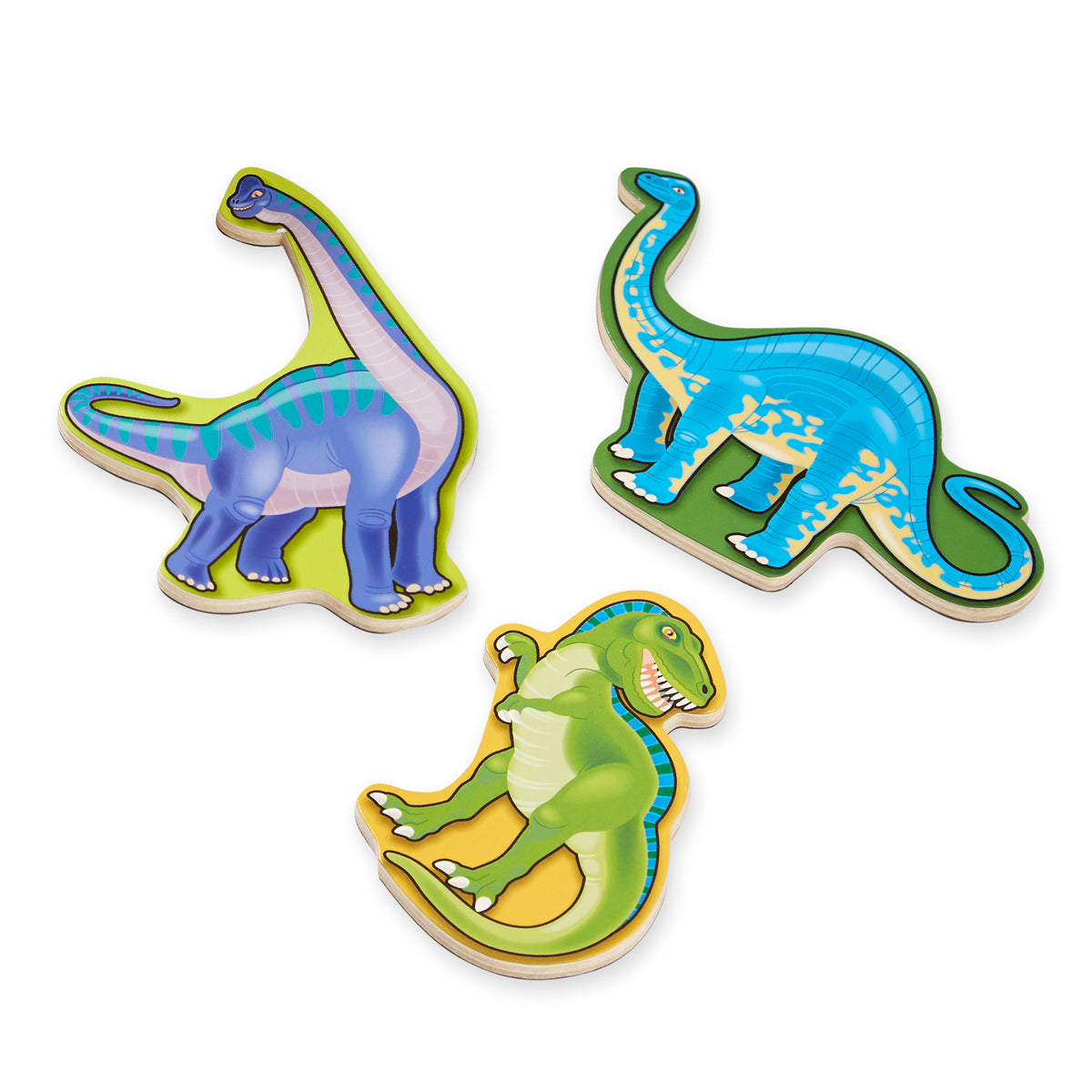 20 Pce Wooden Dinosaur Magnets