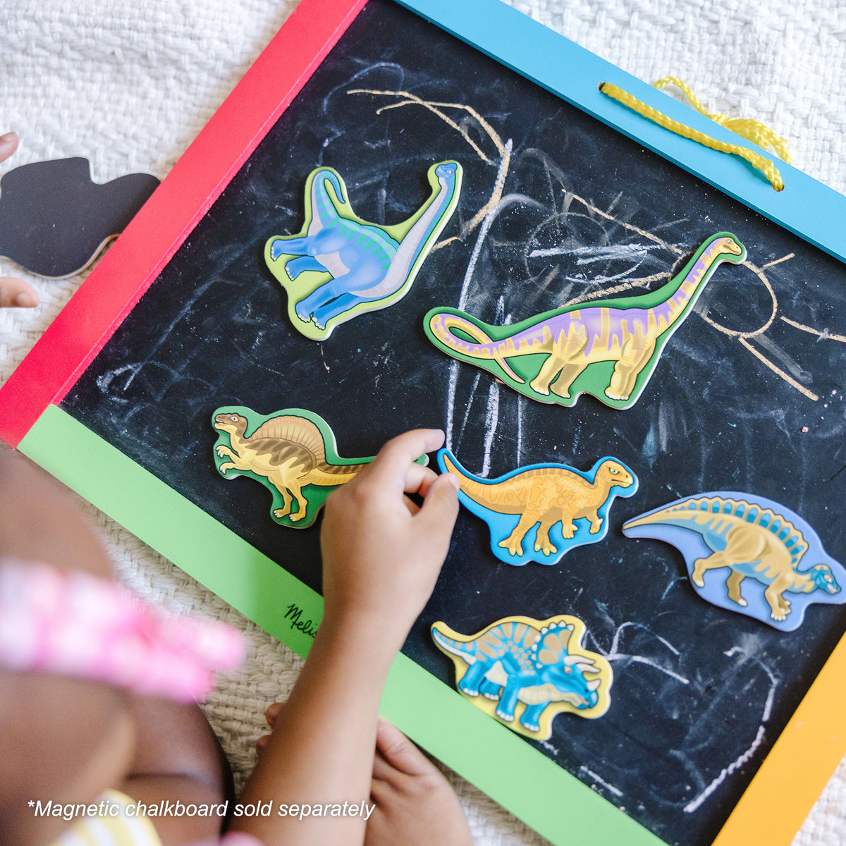 20 Pce Wooden Dinosaur Magnets